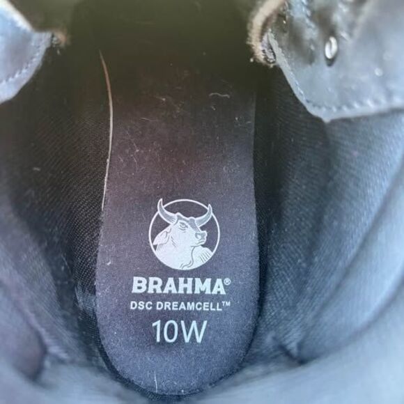 10W Men Steel Toe Boots Botas Brahma Wide